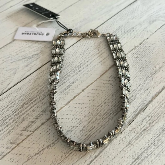 Bauble Bar Silver Choker (Heavy) Adjustable NWT - Picture 4 of 5
